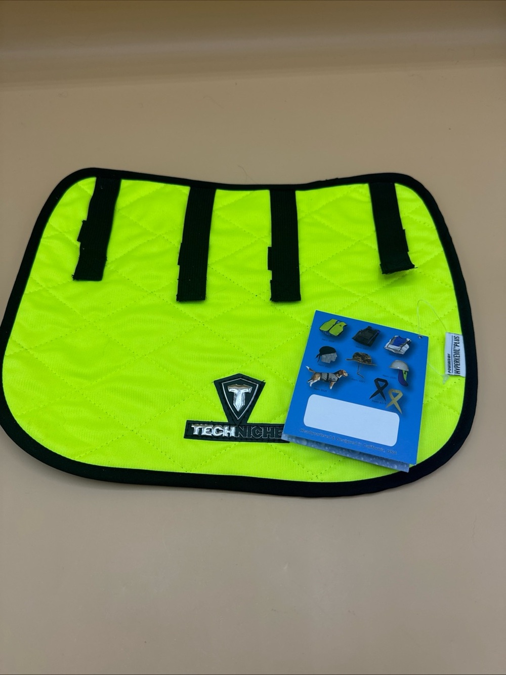 Hyperkewl evaporative cooling neck shades - Hi-vis Yellow - New - Jobsite